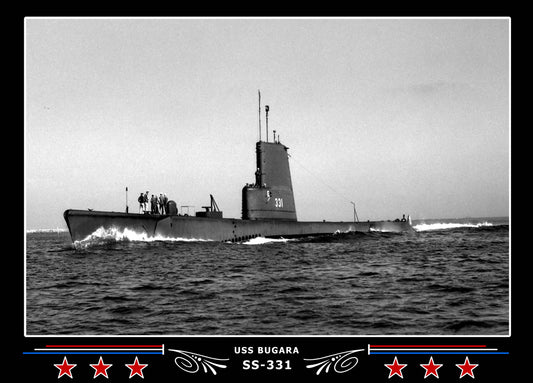 USS Bugara SS-331 Canvas Photo Print
