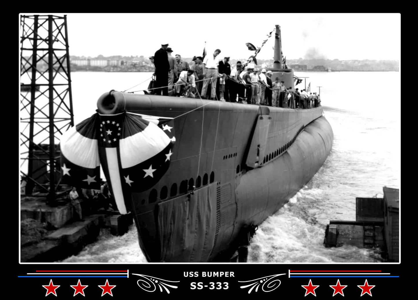 USS Bumper SS-333 Canvas Photo Print