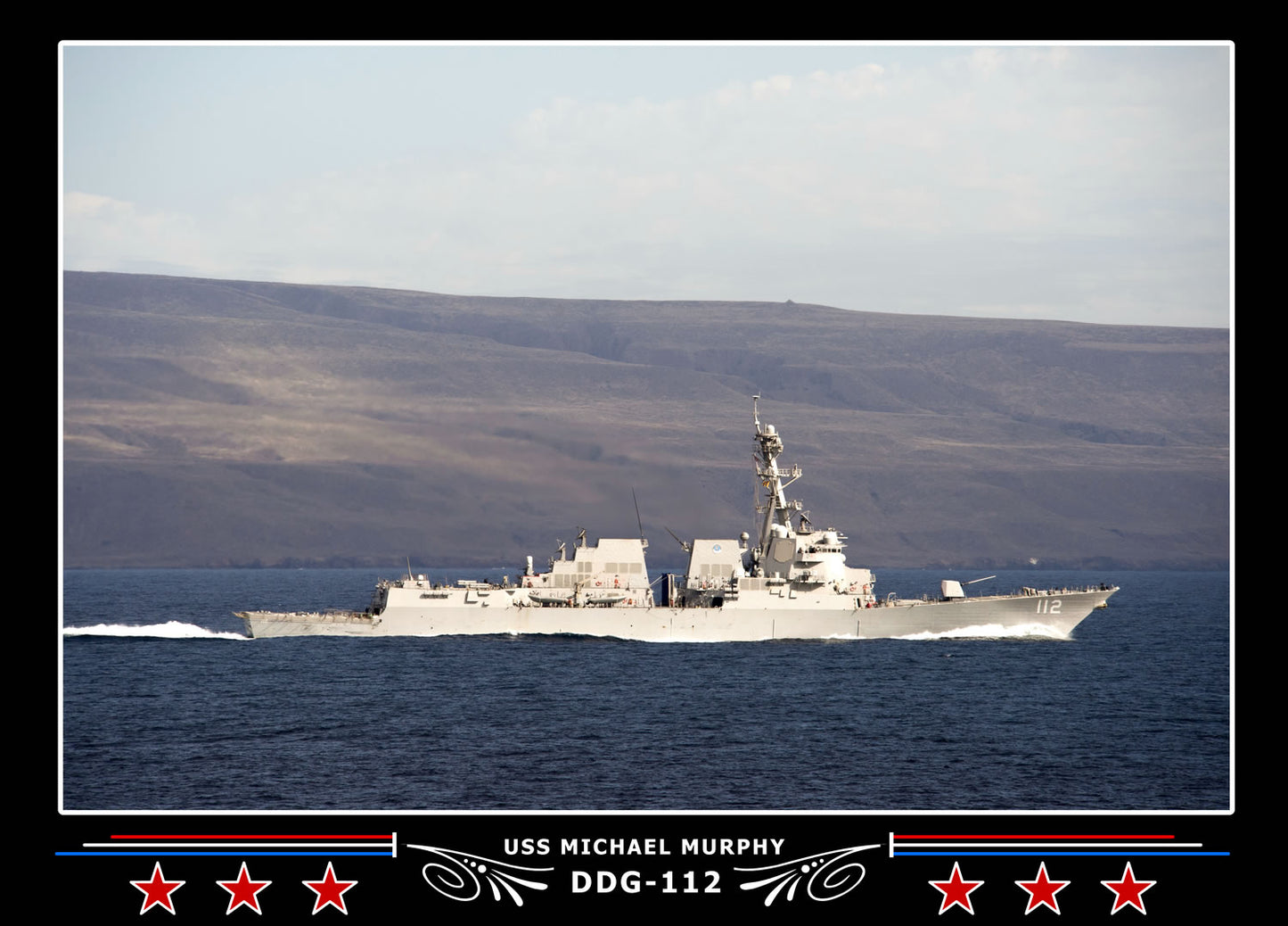 USS Michael Murphy DDG-112 Canvas Photo Print