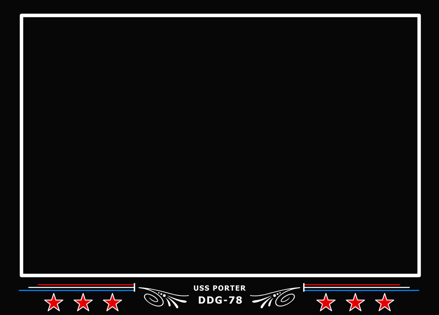 USS Porter DDG-78 Canvas Photo Print