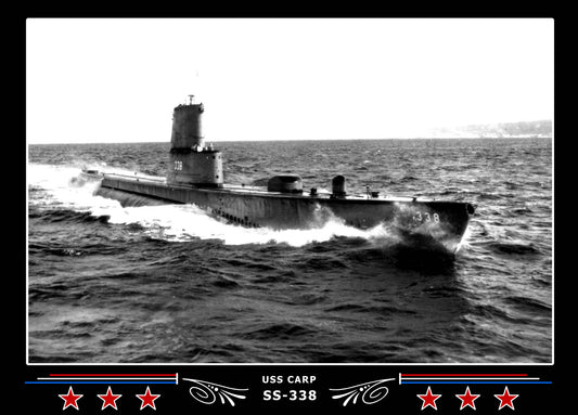 USS Carp SS-338 Canvas Photo Print