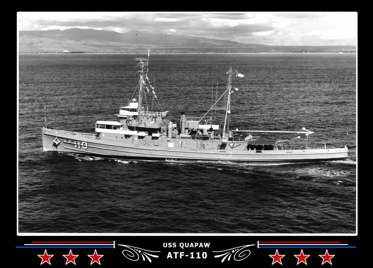USS Quapaw ATF-110 Canvas Photo Print
