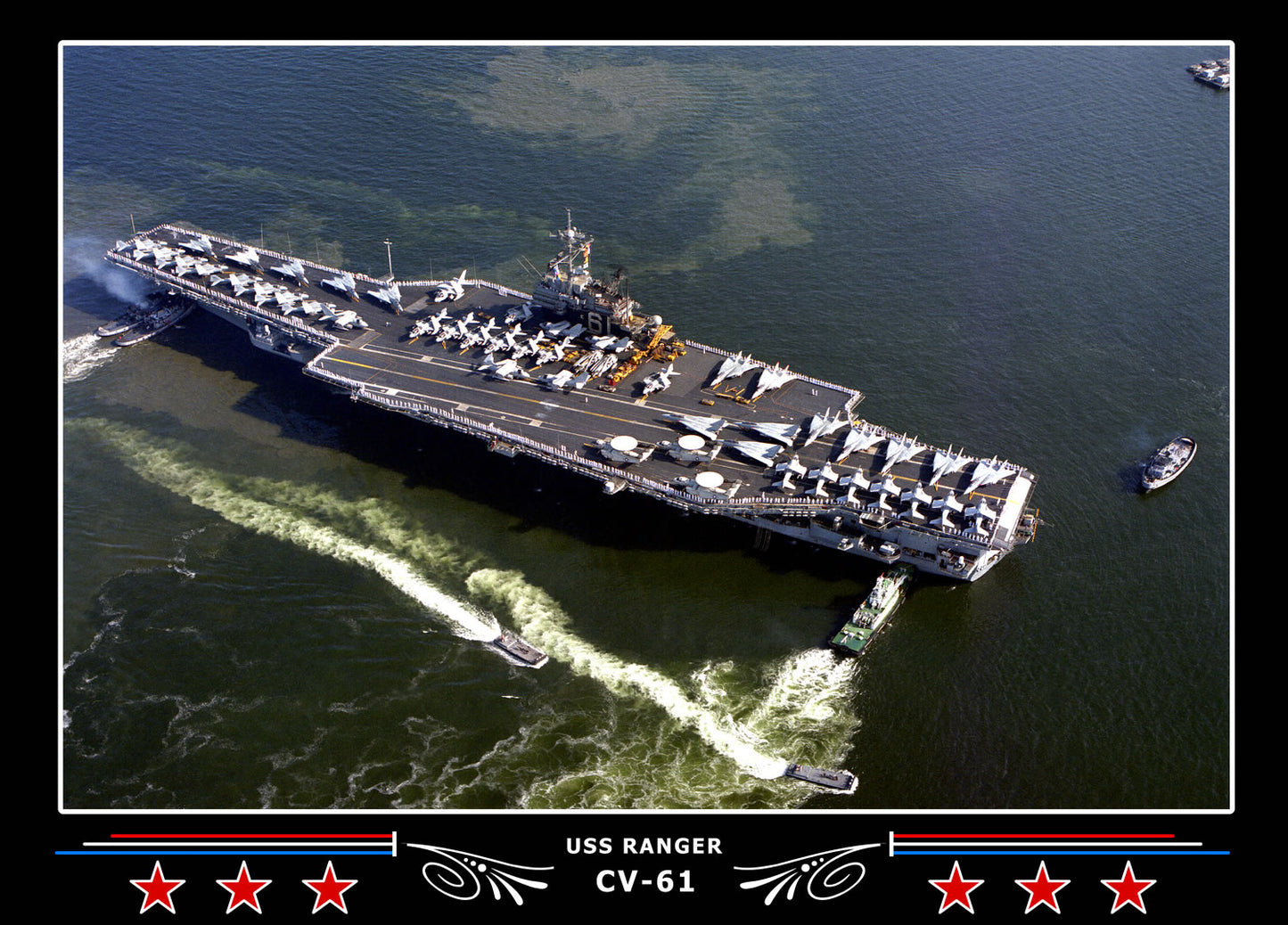 USS Ranger CV-61 Canvas Photo Print