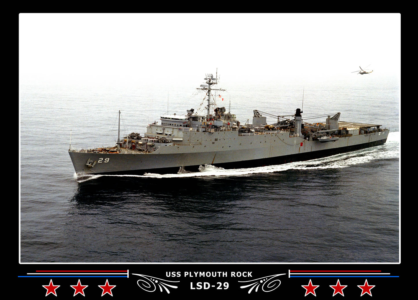 USS Plymouth Rock LSD29 Canvas Photo Print