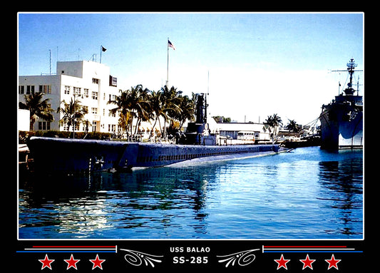 USS Balao SS-285 Canvas Photo Print