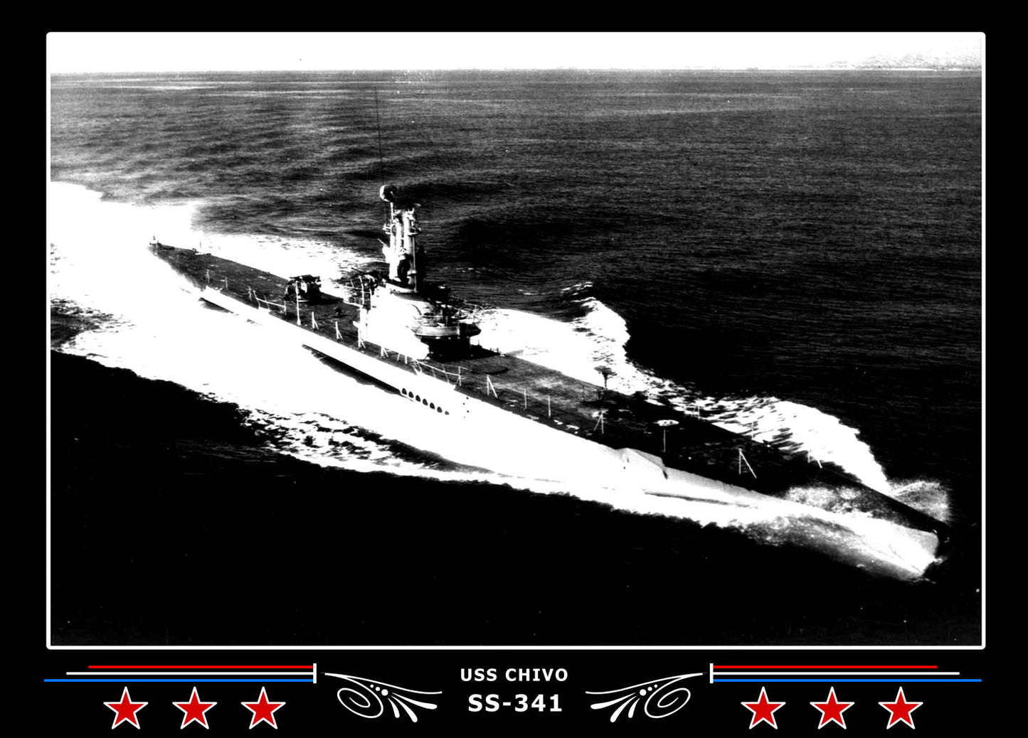 USS Chivo SS-341 Canvas Photo Print