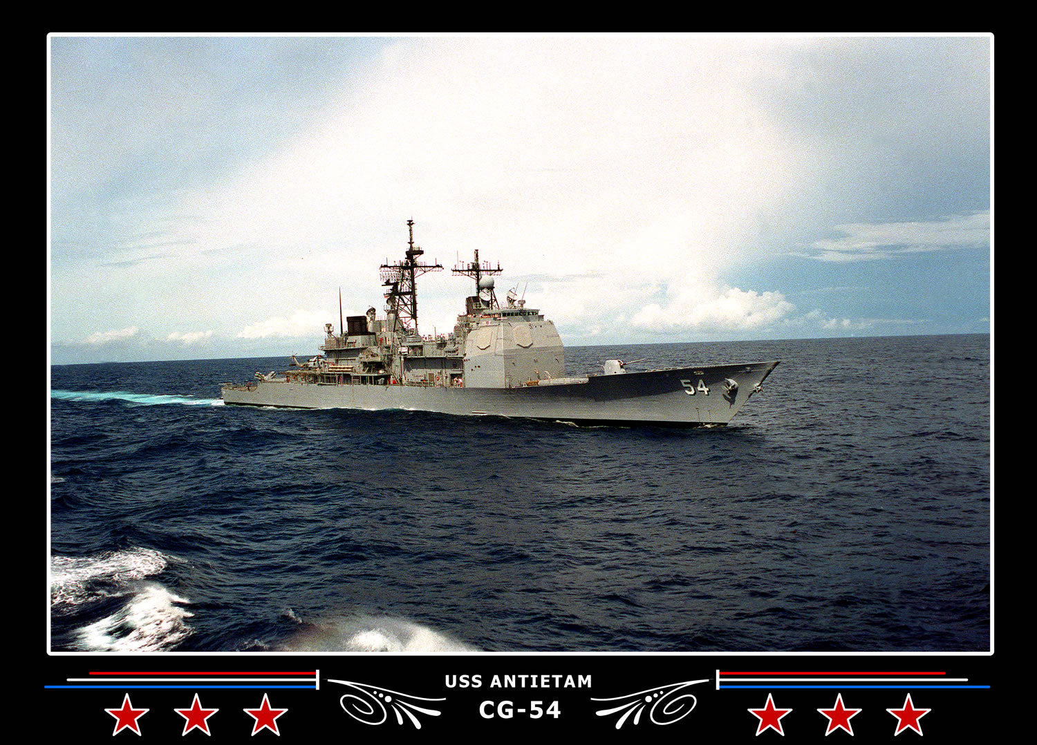 USS Antietam CG-54 Canvas Photo Print