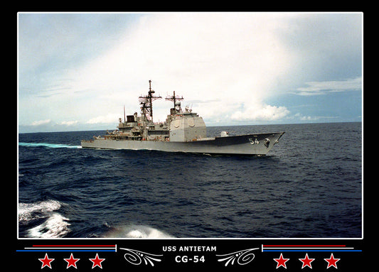 USS Antietam CG-54 Canvas Photo Print