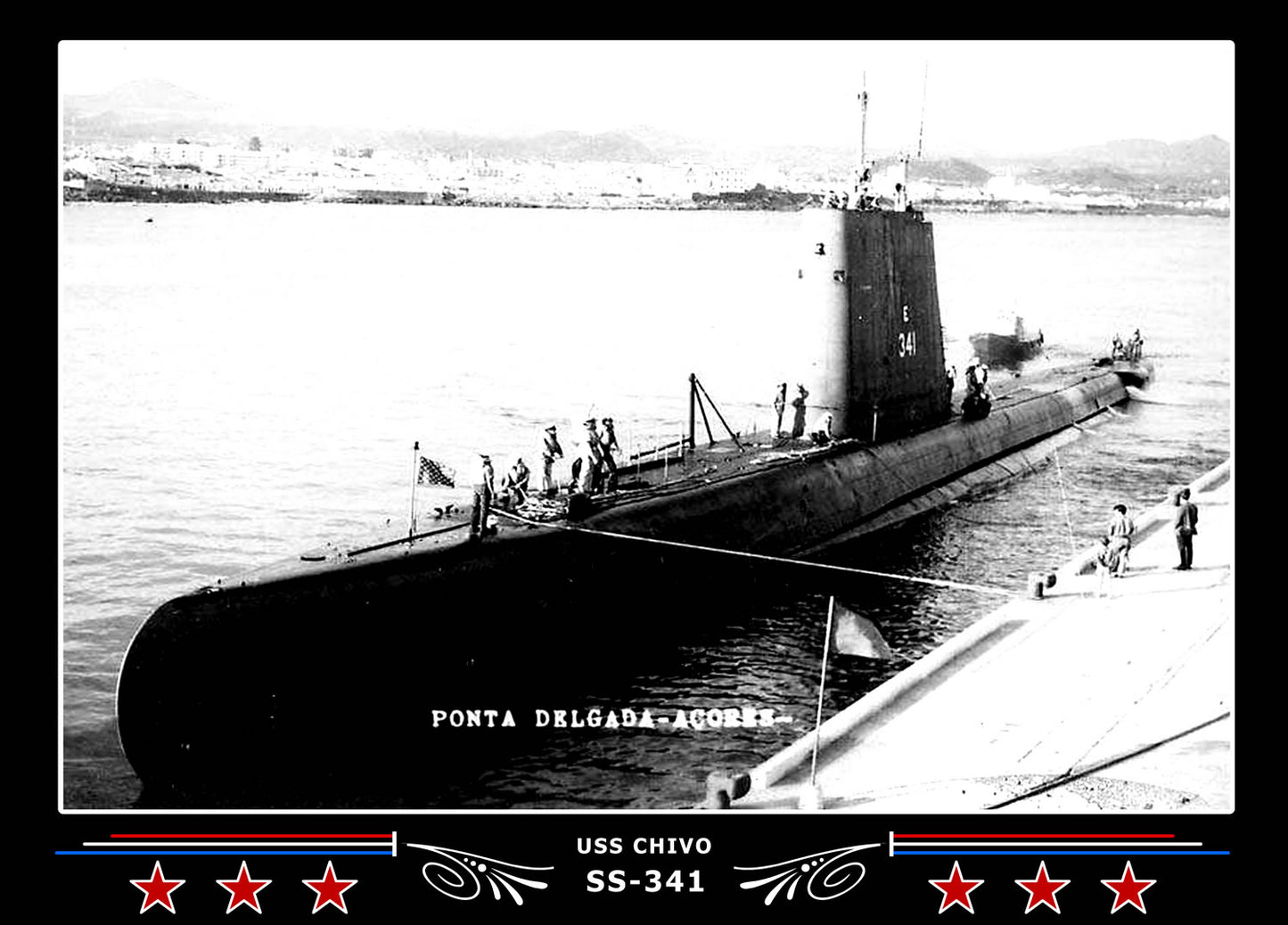 USS Chivo SS-341 Canvas Photo Print