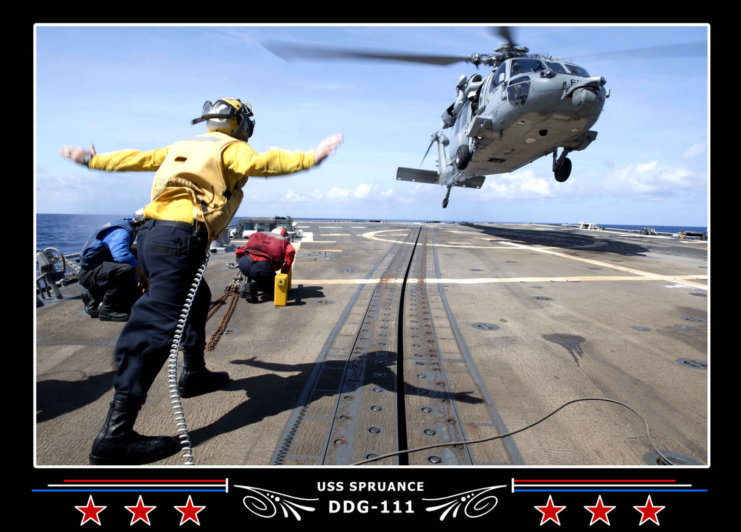 USS Spruance DDG-111 Canvas Photo Print