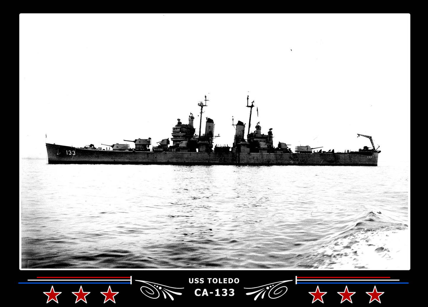 USS Toledo CA-133 Canvas Photo Print