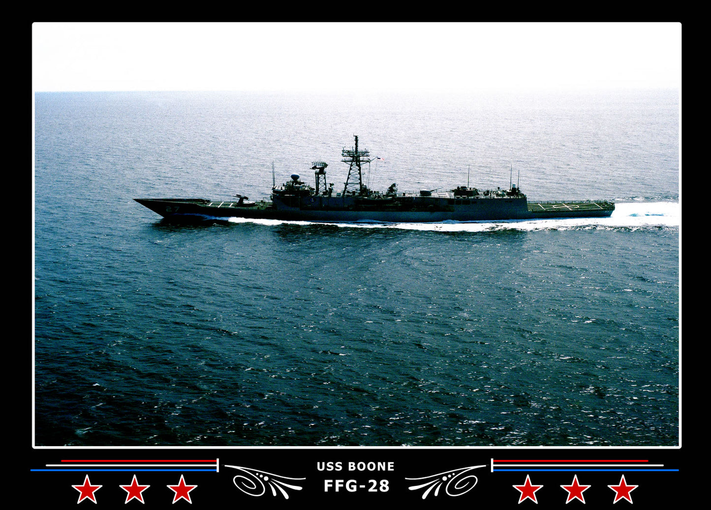 USS Boone FFG-28 Canvas Photo Print