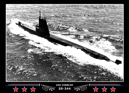 USS Cobbler SS-344 Canvas Photo Print