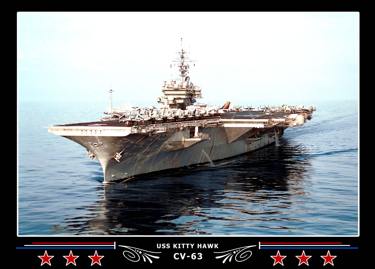 USS Kitty Hawk CV-63 Canvas Photo Print