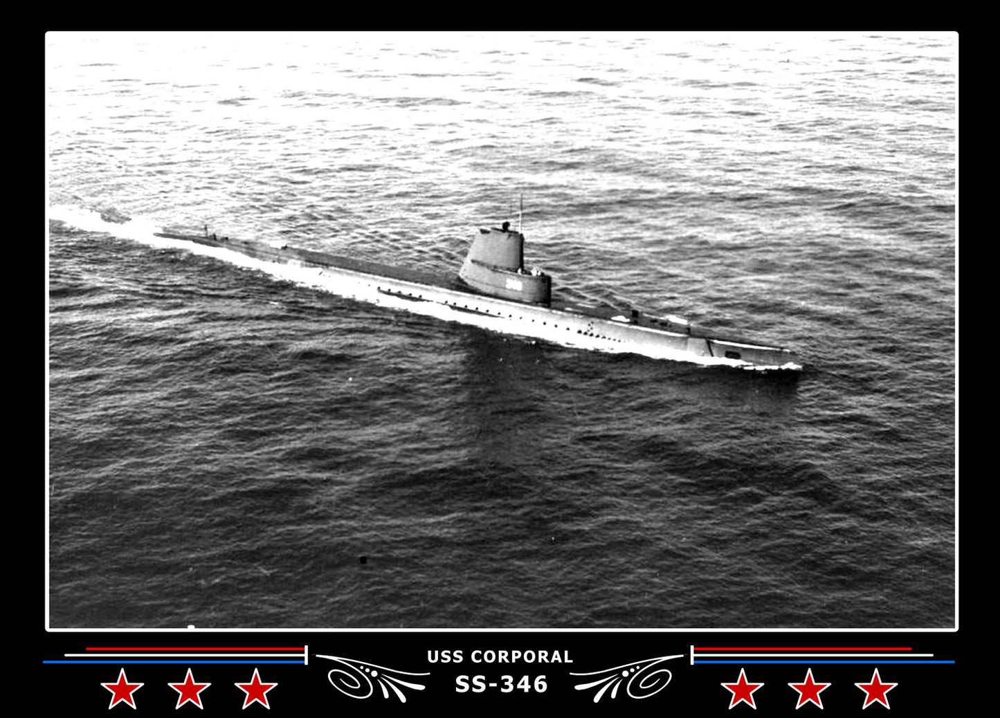 USS Corporal SS-346 Canvas Photo Print