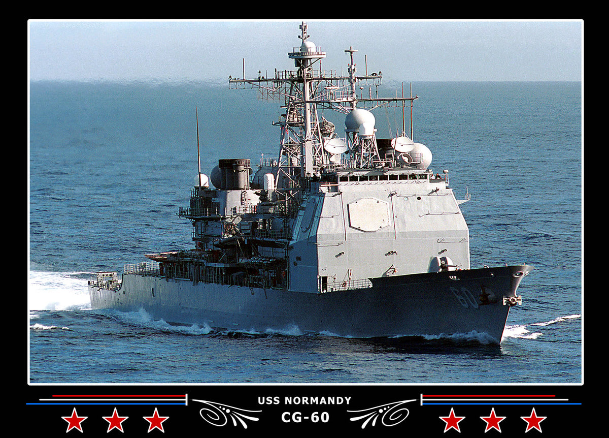 USS Normandy CG-60 Canvas Photo Print