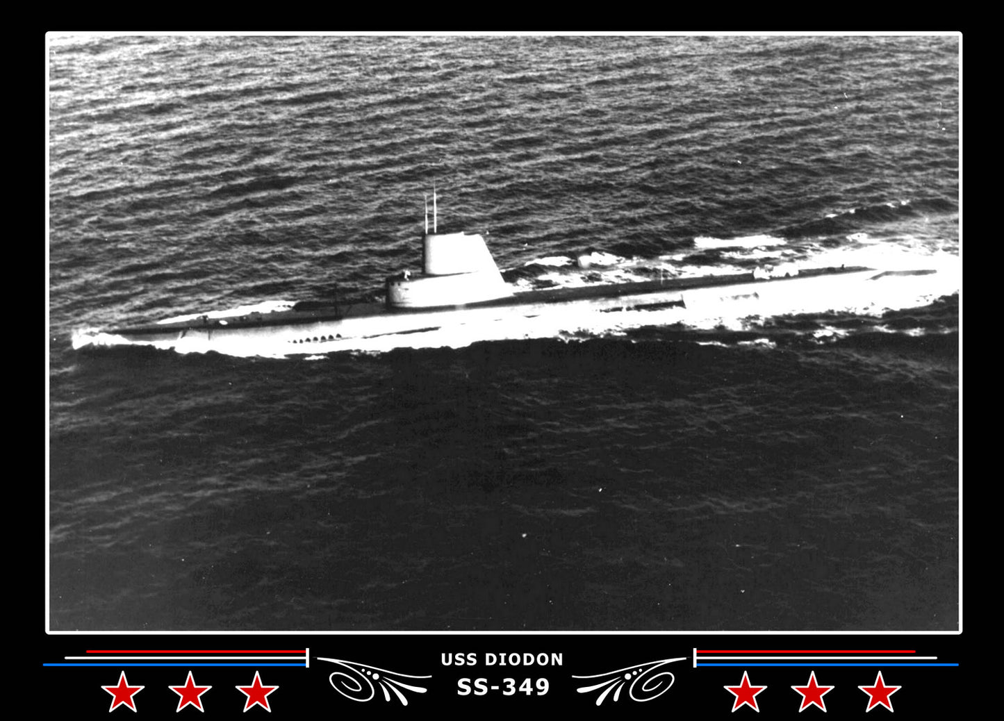 USS Diodon SS-349 Canvas Photo Print