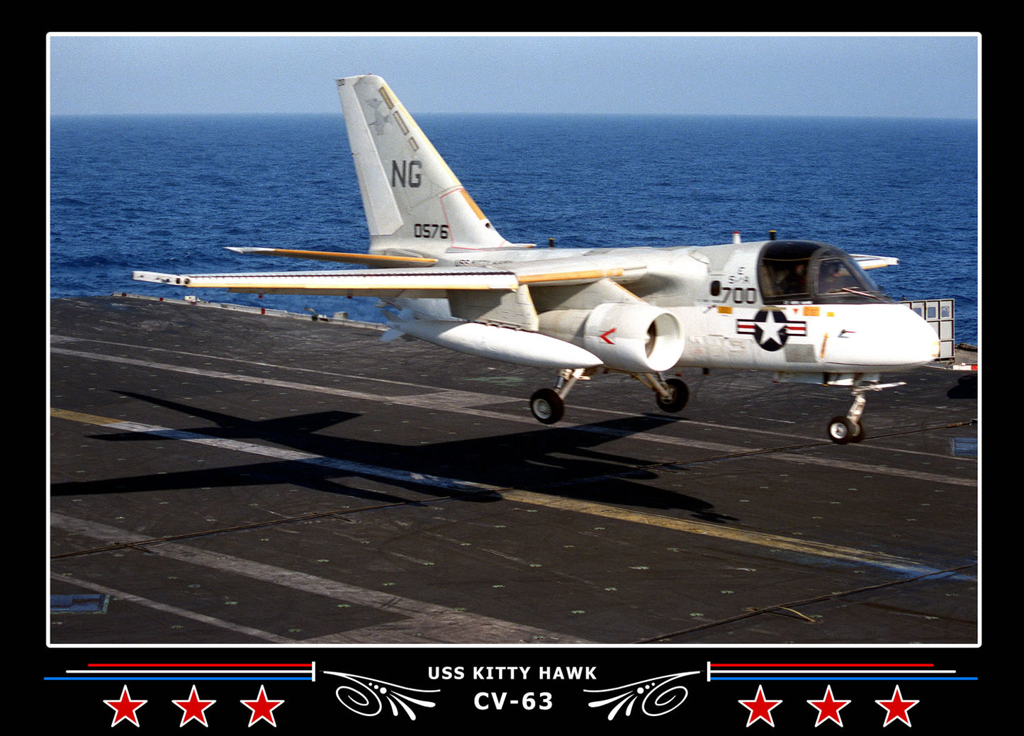 USS Kitty Hawk CV-63 Canvas Photo Print
