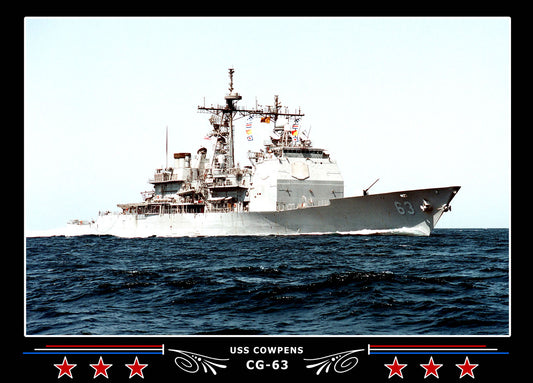 USS Cowpens CG-63 Canvas Photo Print