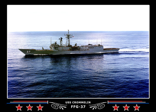 USS Crommelin FFG-37 Canvas Photo Print