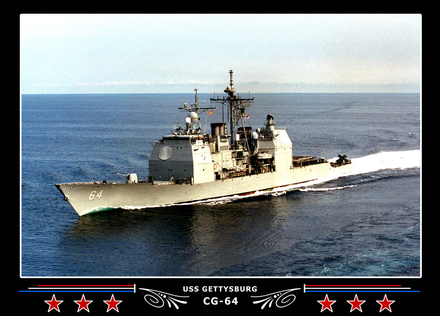 USS Gettysburg CG-64 Canvas Photo Print