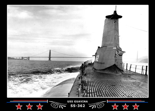 USS Guavina SS-362 Canvas Photo Print