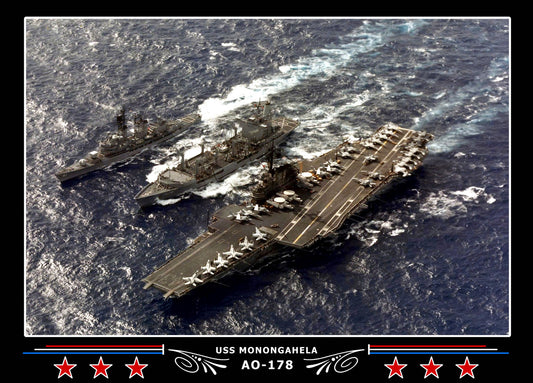 USS Monongahela AO-178 Canvas Photo Print