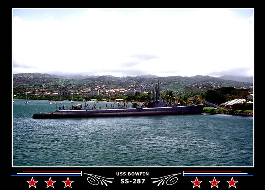 USS Bowfin SS-287 Canvas Photo Print