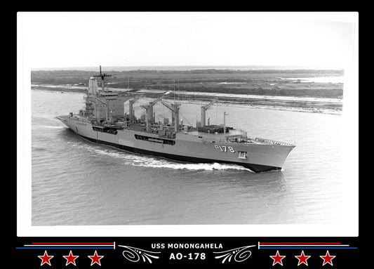 USS Monongahela AO-178 Canvas Photo Print