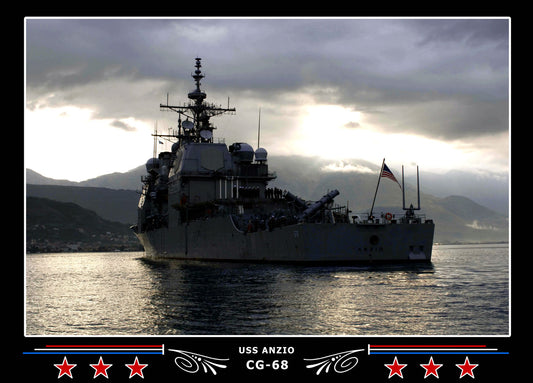 USS Anzio CG-68 Canvas Photo Print