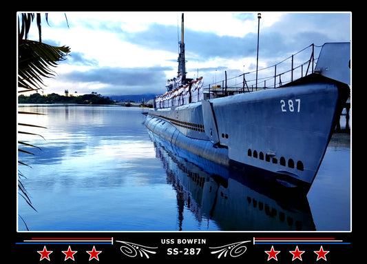 USS Bowfin SS-287 Canvas Photo Print