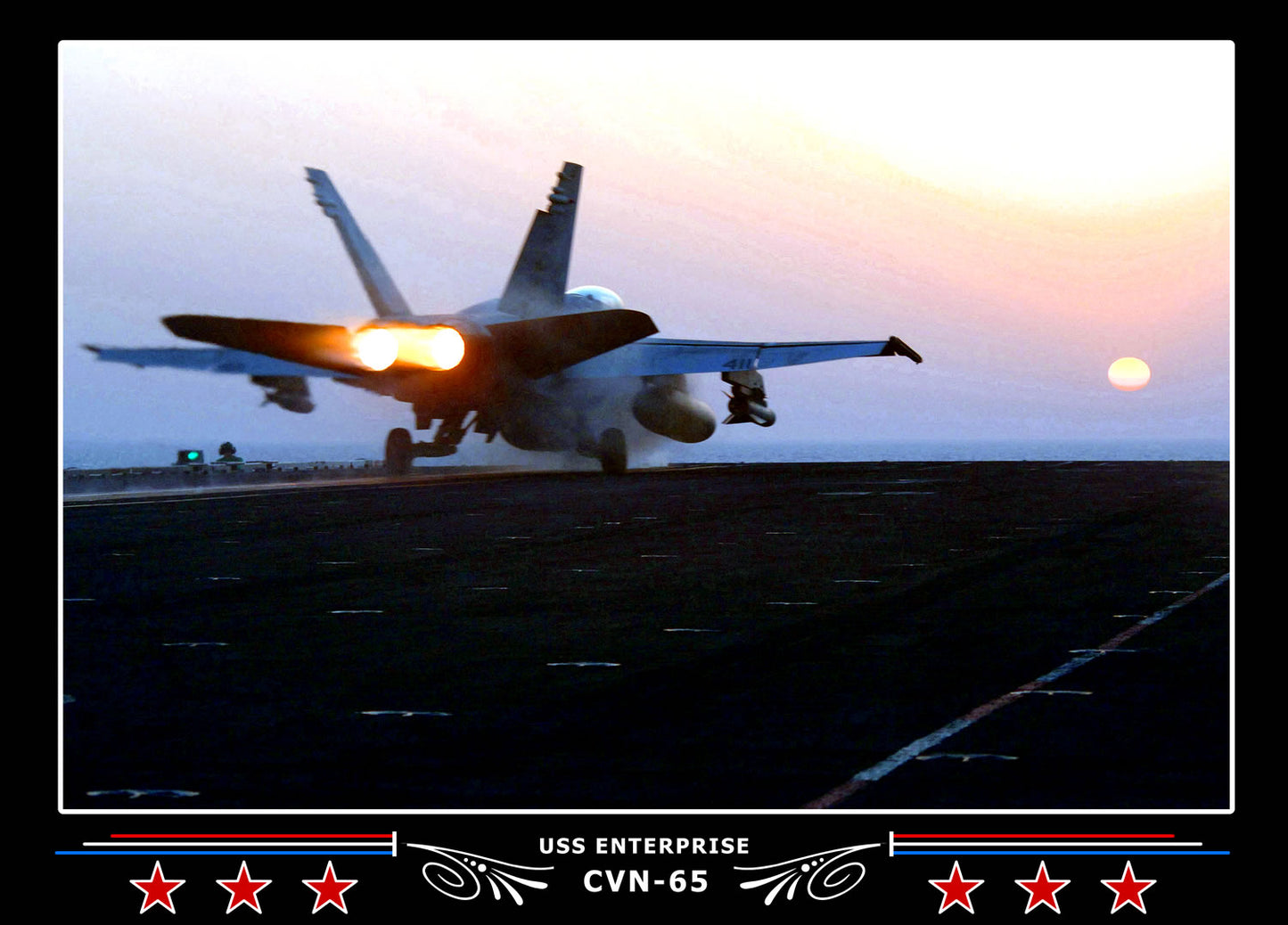 USS Enterprise CVN-65 Canvas Photo Print