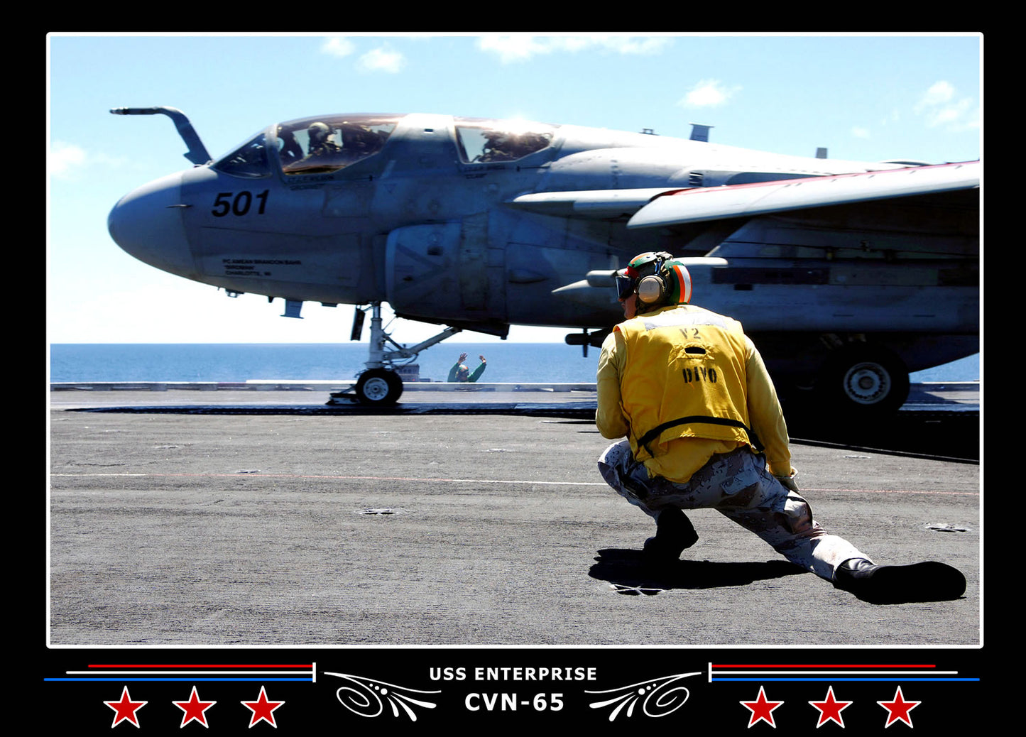 USS Enterprise CVN-65 Canvas Photo Print