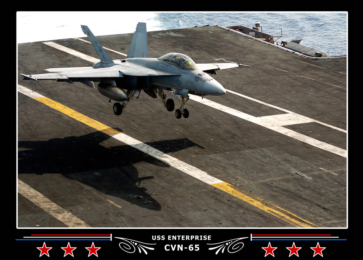 USS Enterprise CVN-65 Canvas Photo Print