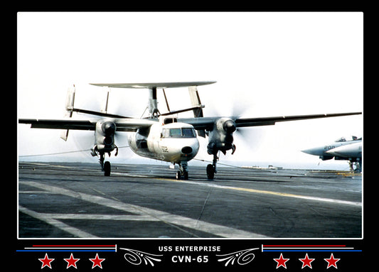 USS Enterprise CVN-65 Canvas Photo Print