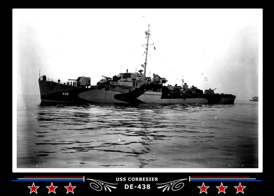 USS Corbesier DE-438 Canvas Photo Print