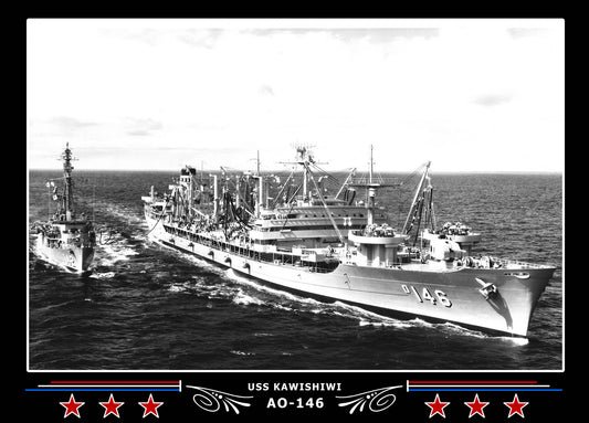 USS Kawishiwi AO-146 Canvas Photo Print