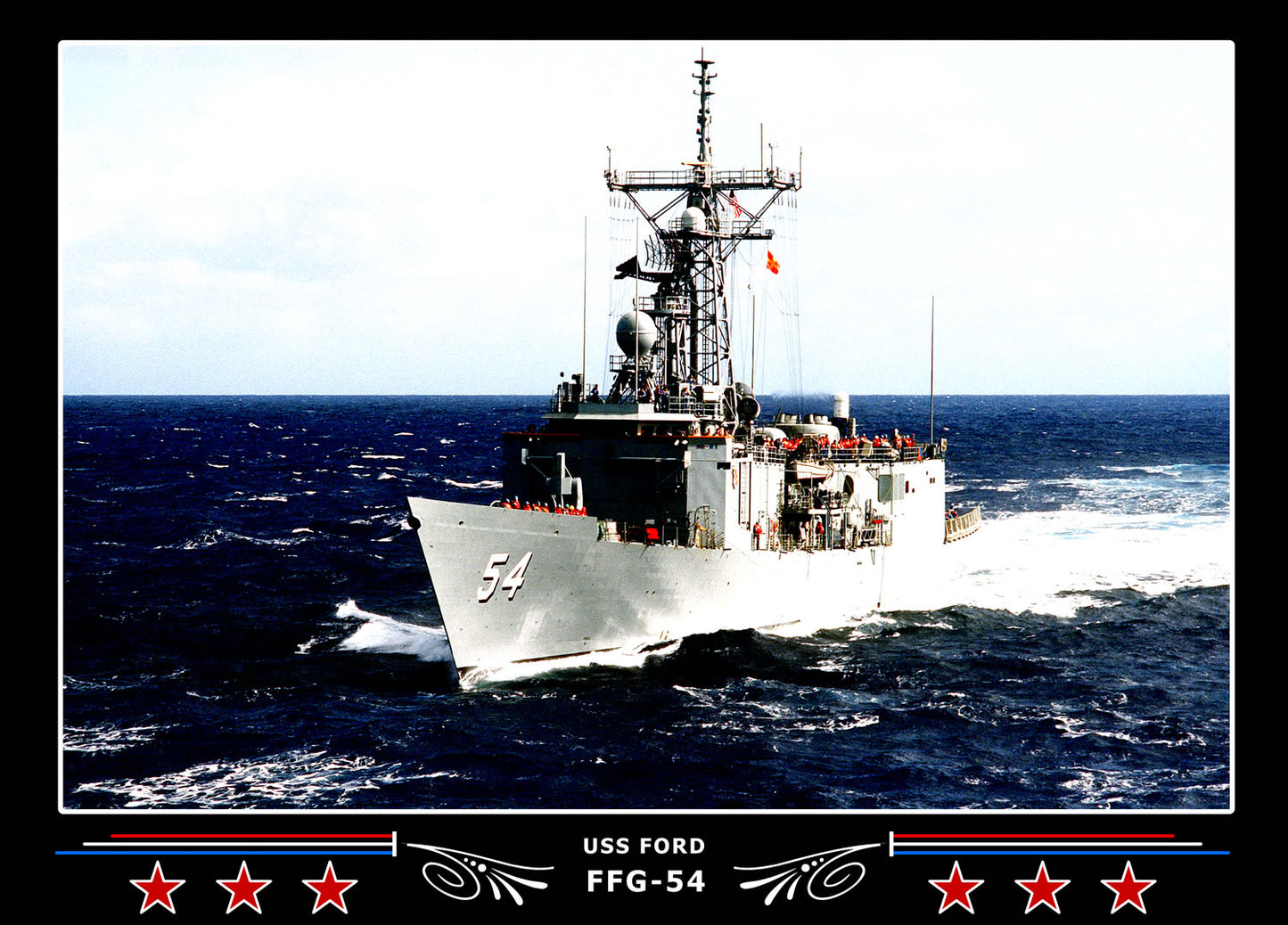 USS Ford FFG-54 Canvas Photo Print