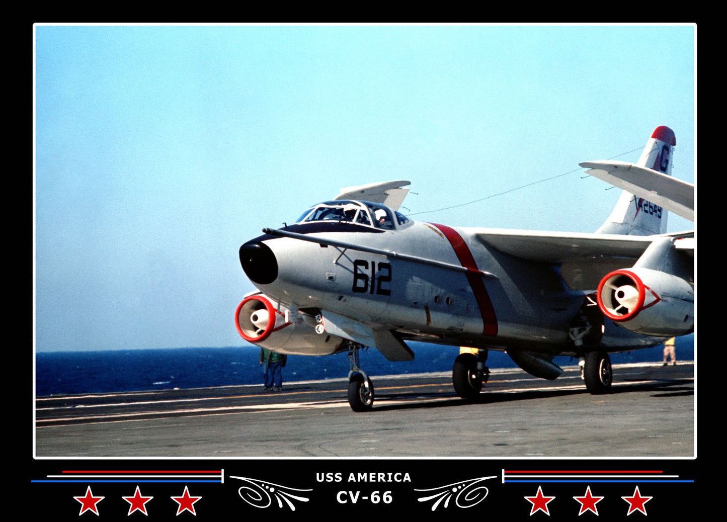 USS America CV-66 Canvas Photo Print