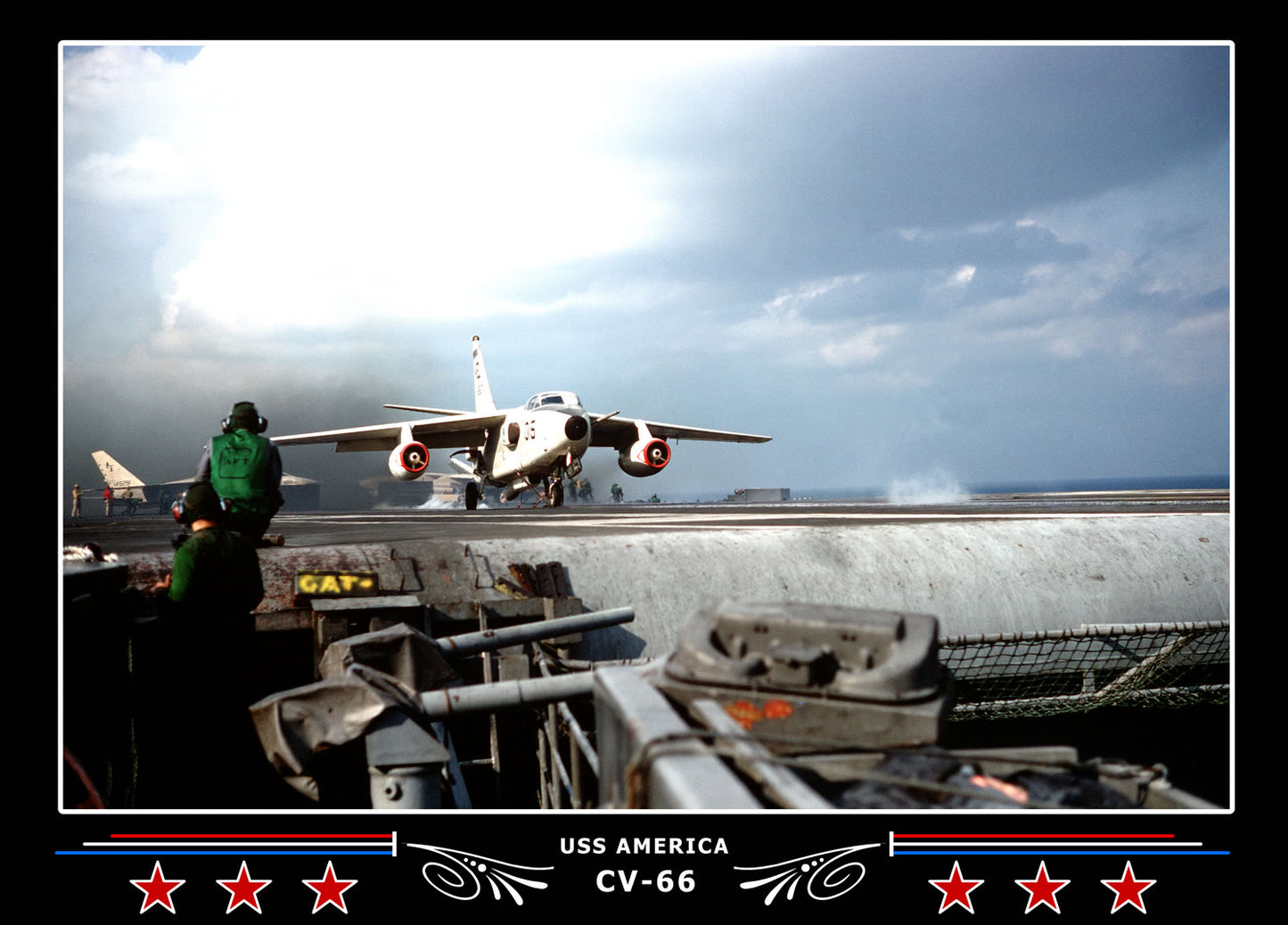 USS America CV-66 Canvas Photo Print