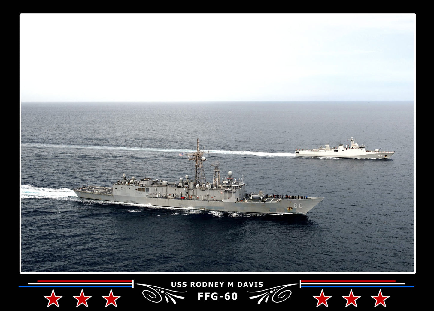 USS Rodney M Davis FFG-60 Canvas Photo Print