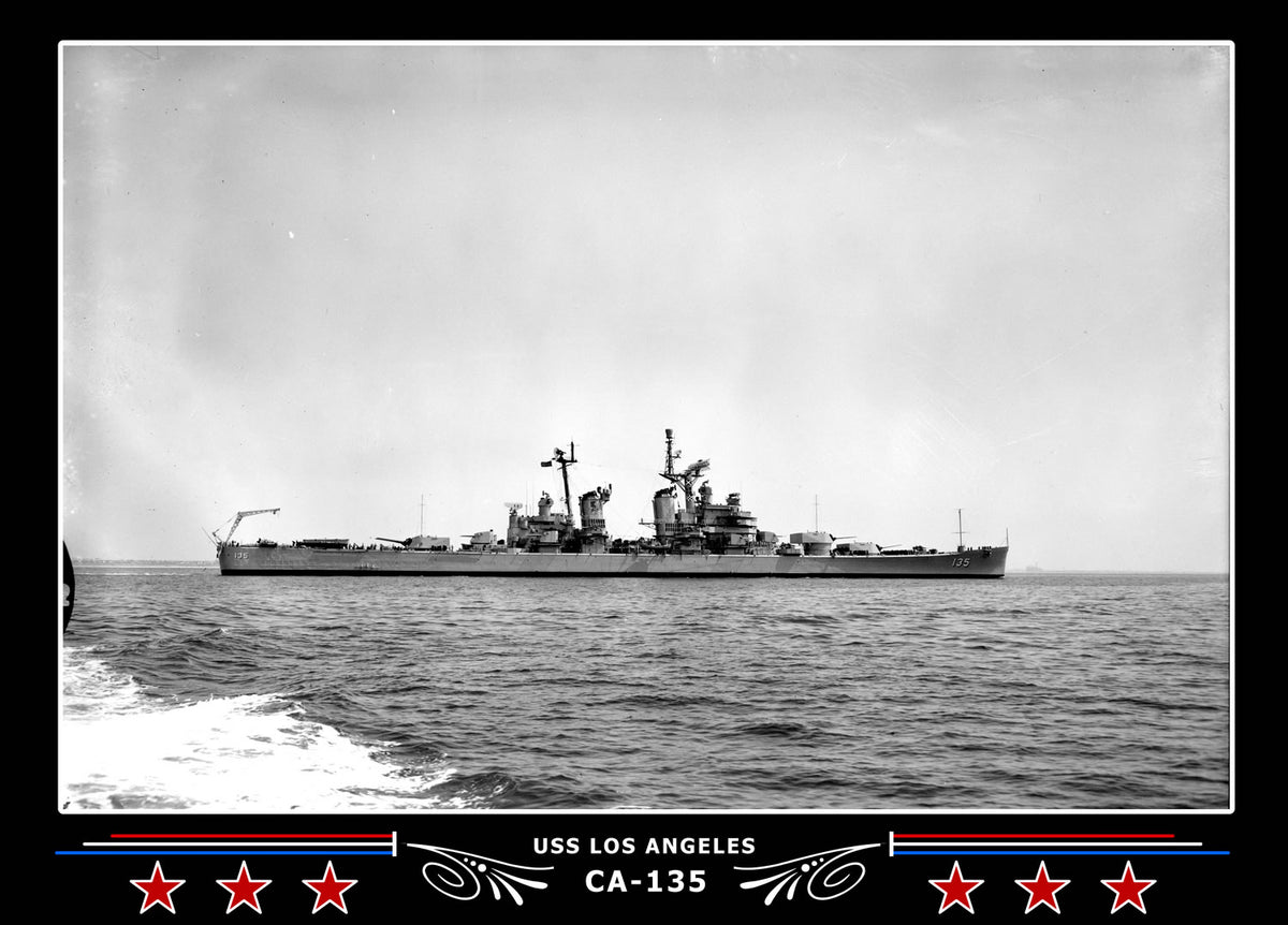 USS Los Angeles CA-135 Canvas Photo Print