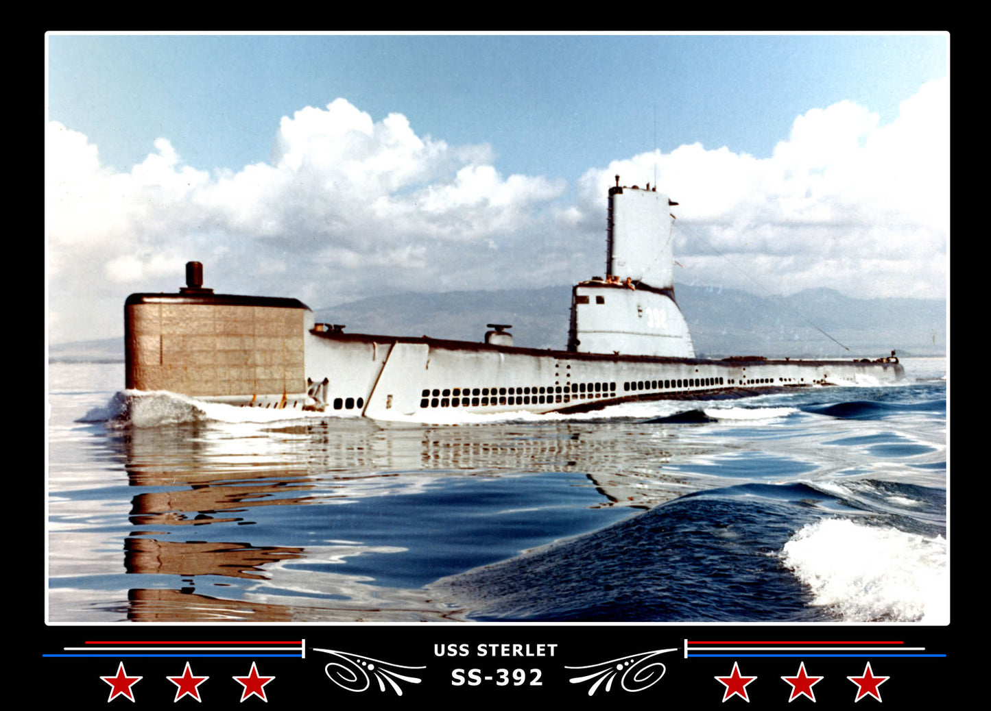USS Sterlet SS-392 Canvas Photo Print