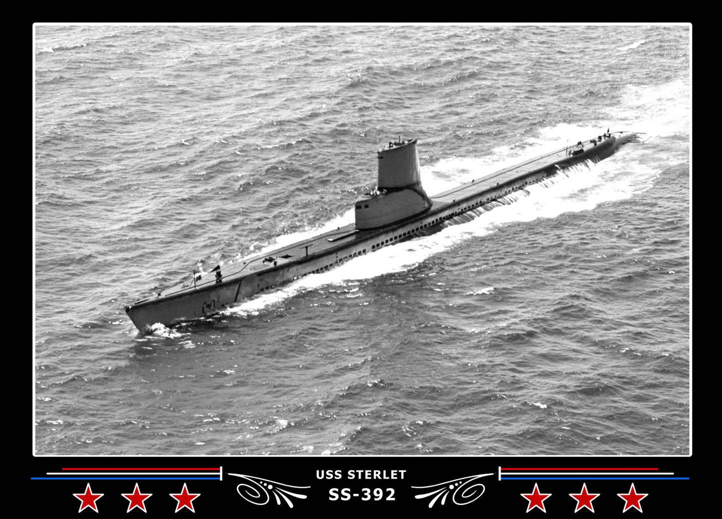 USS Sterlet SS-392 Canvas Photo Print
