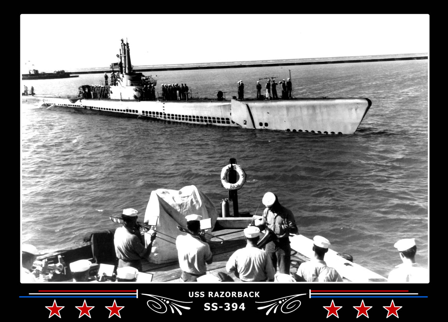 USS Razorback SS-394 Canvas Photo Print