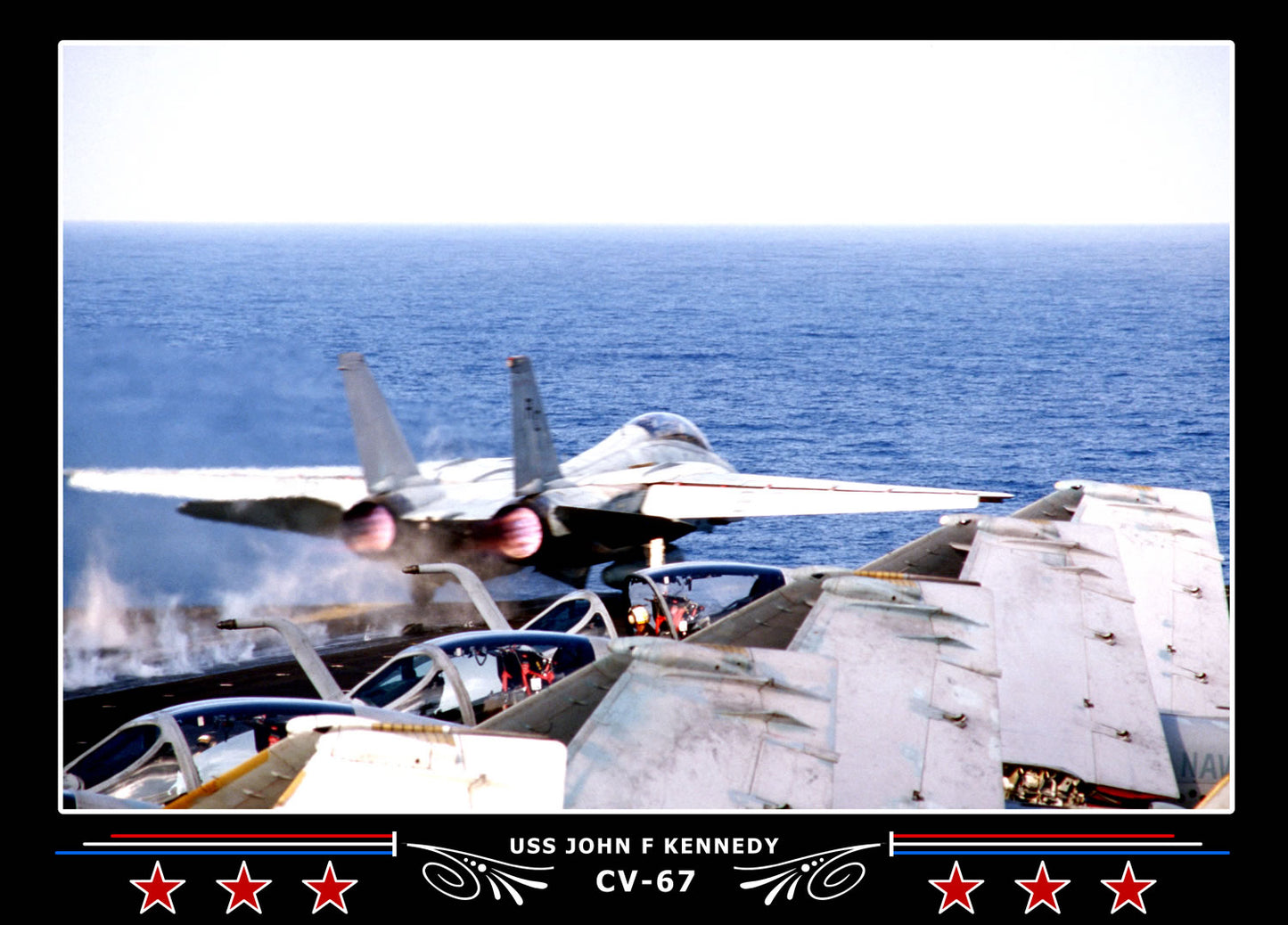 USS John F Kennedy CV-67 Canvas Photo Print