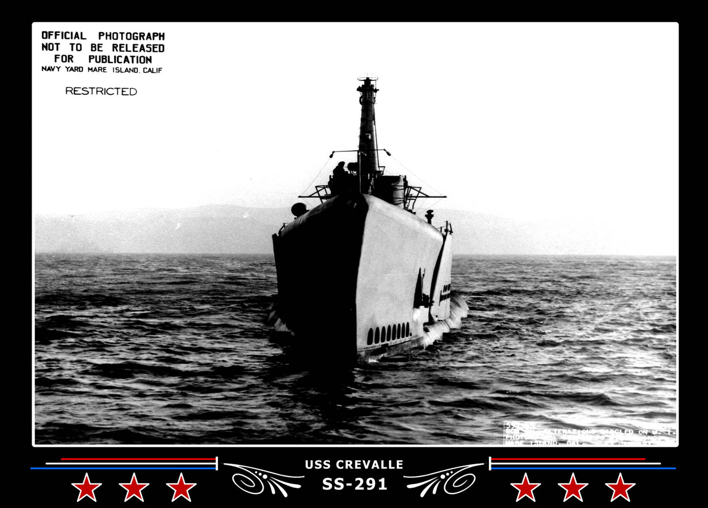 USS Crevalle SS-291 Canvas Photo Print