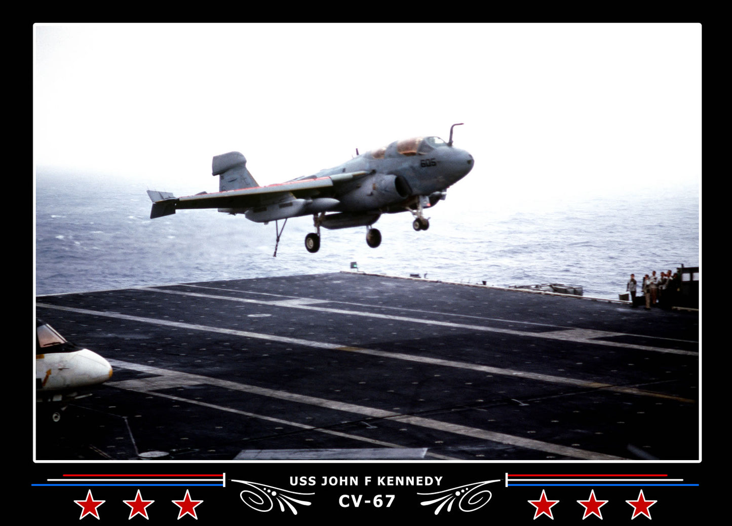 USS John F Kennedy CV-67 Canvas Photo Print