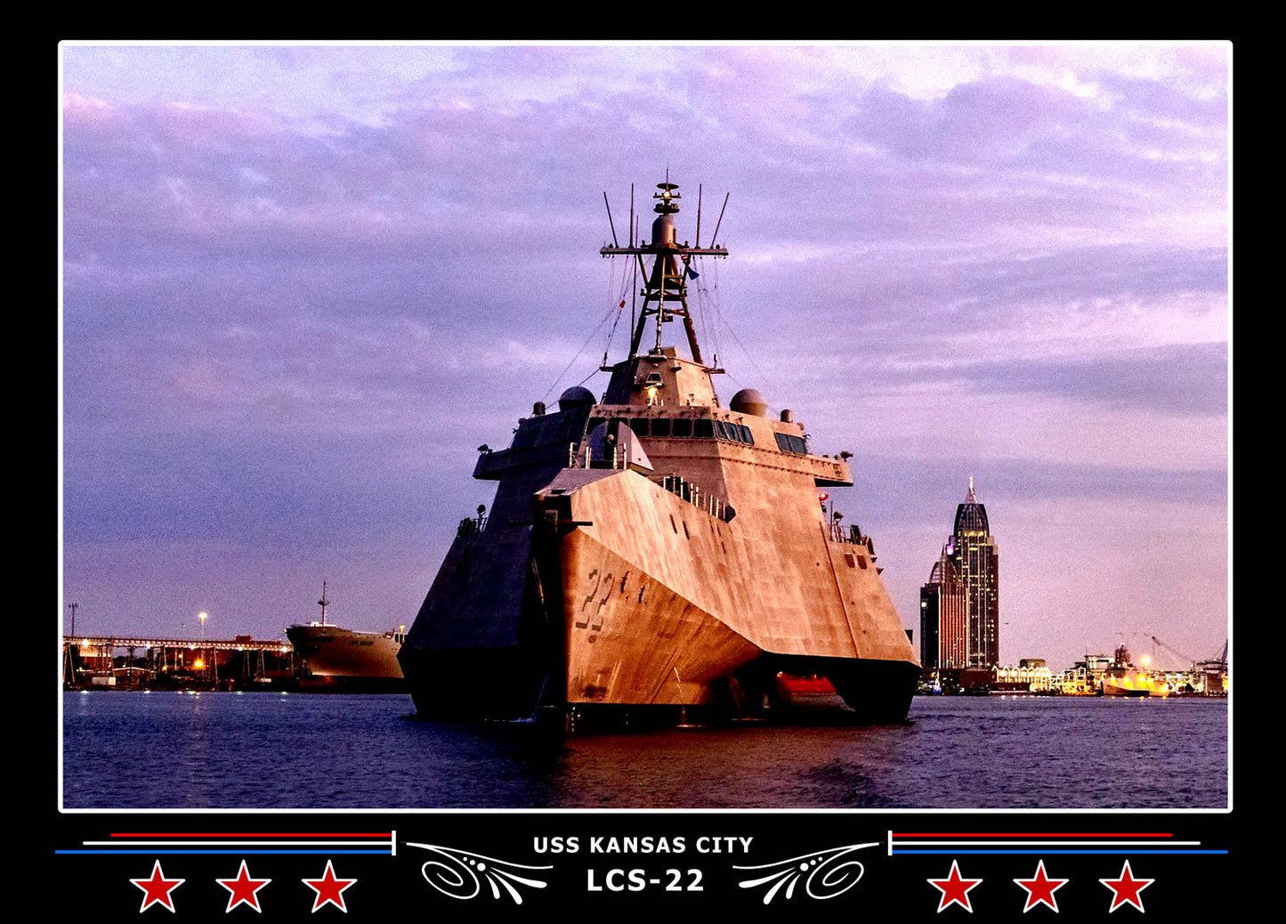 USS Kansas City LCS22 Canvas Photo Print