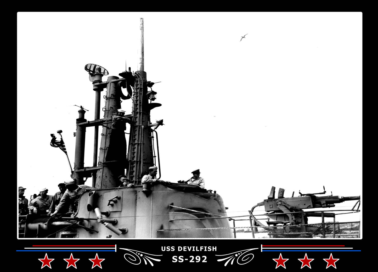 USS Devilfish SS-292 Canvas Photo Print